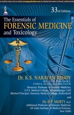 FMT BY Dr. K. S. NARYAN REDDY Pdf 34th Edition